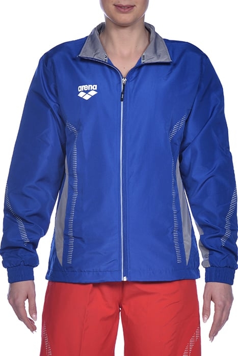 TL WARM UP JACKET ROYAL-GREY 3