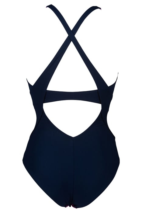 W VIOLA CRADLE BACK ONE PIECE C-CUP NAVY-ROSE VIOLET 2