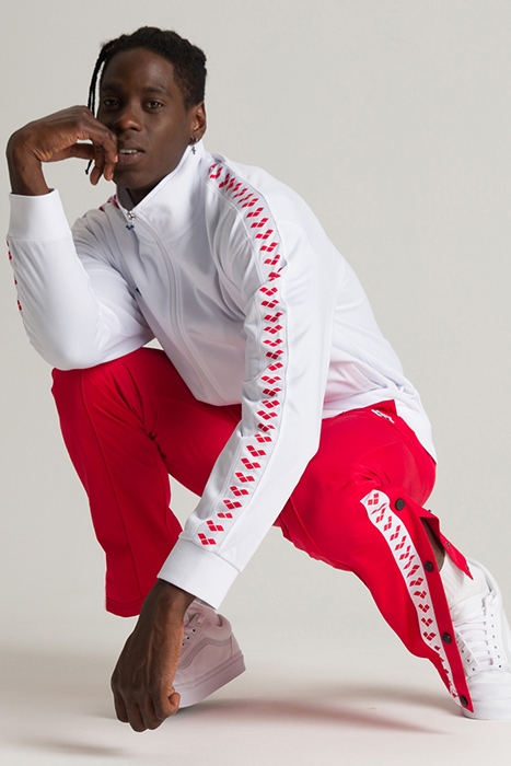 TEAM JACKET OVERSIZE WHITE-WHITE-RED 7