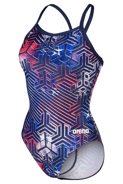 WOMEN'S ARENA KIKKO PRO SWIMSUIT LIGHTDR US FLAG 6