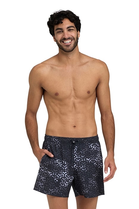MEN'S ARENA EVO BEACH SHORT AO BLACK MULTI 1