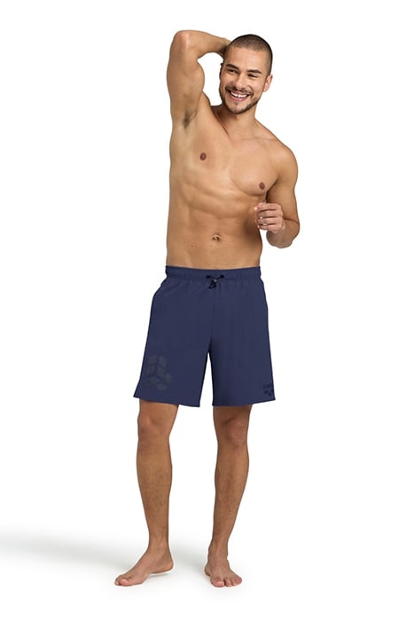 MEN'S ARENA EVO BEACH BOXER LOGO NAVY 3