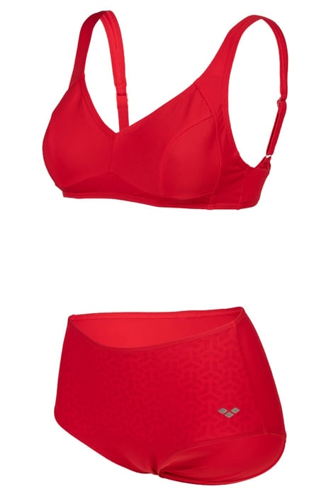 WOMEN'S BODYLIFT SWIMSUIT MANUELA TWO PI RED 3