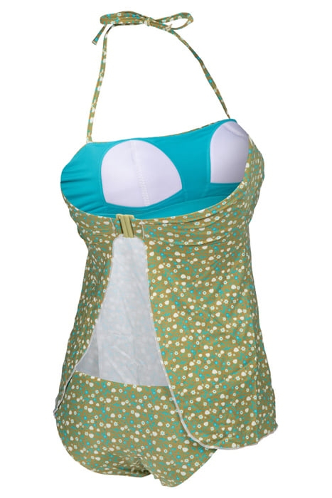 WOMEN'S ARENA TANKINI ALLOVER OLIVE MULTI 7