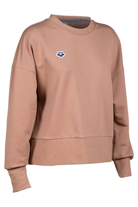 WOMEN'S OVERSIZED CREW NECK CARAMELO 6