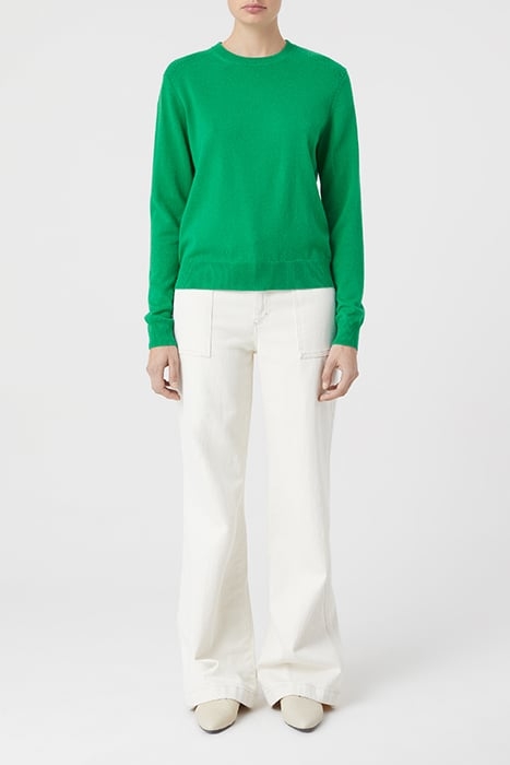 CREW NECK LONG SLEEVE GREEN PATINA 3