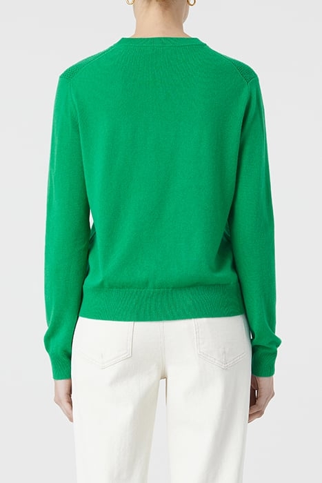 CREW NECK LONG SLEEVE GREEN PATINA 2