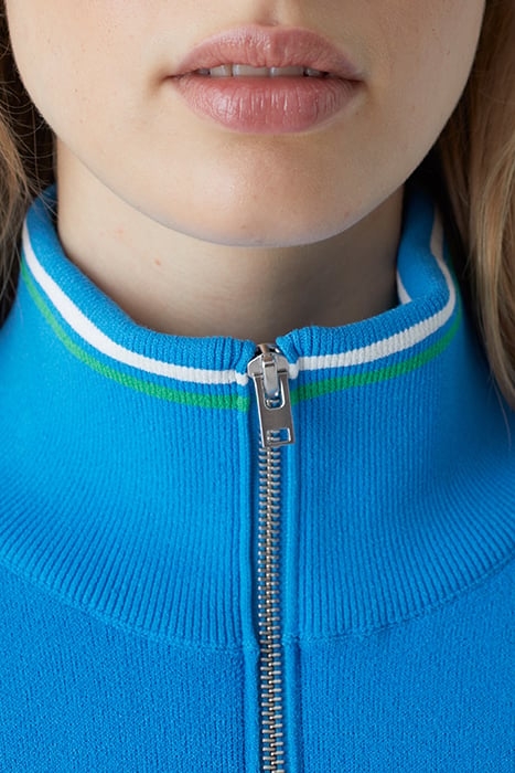 TURTLE NECK HALFZIP OCEANIC BLUE 5