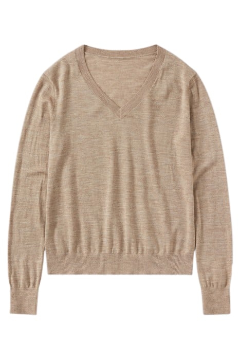 V NECK LONG SLEEVES BROWN SUGAR 4