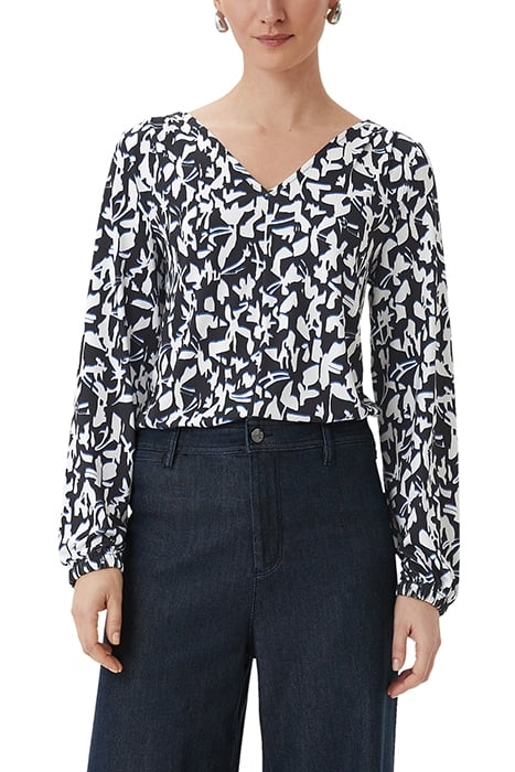 COMMA T-SHIRTS GREY/BLACK 1