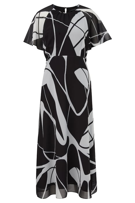 COMMA DRESSES GREY/BLACK 3