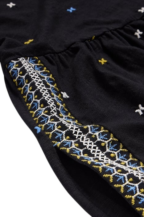 ADDISON EMBROIDERED DRE BLACK 4