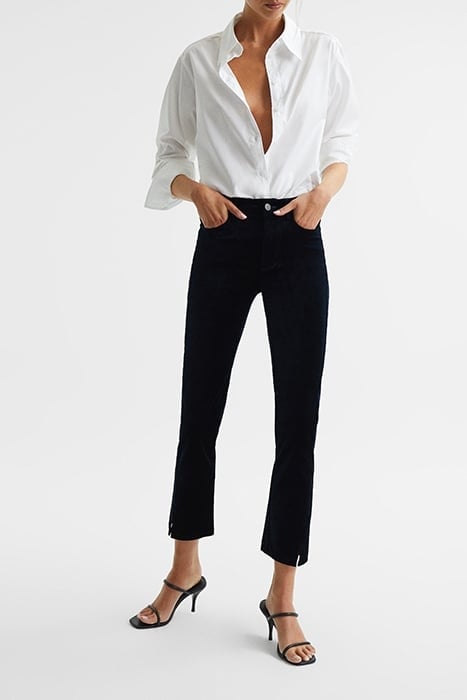 CINDY-TWISTED STRAIGHT PANTS NAVY 6