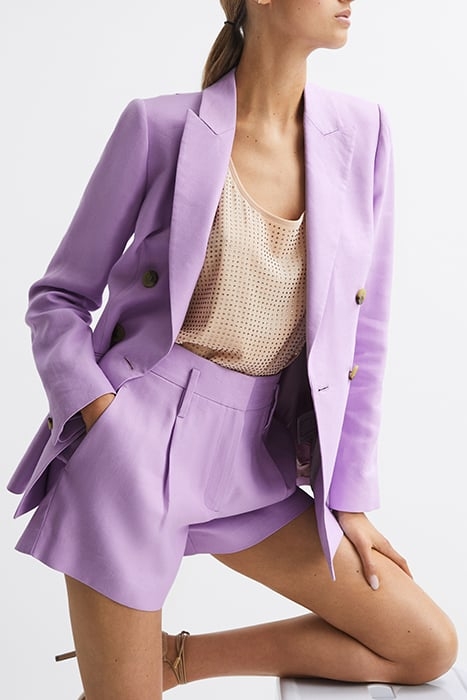 HOLLIE-PLEAT SHORTS LILAC 5