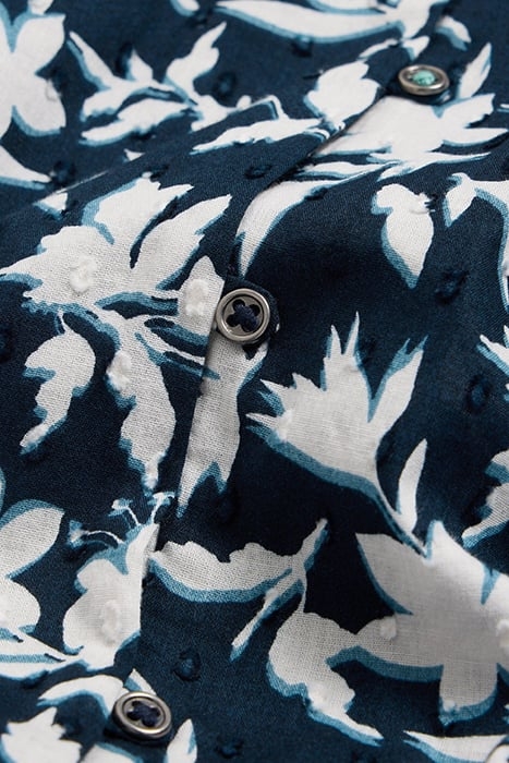 RAE COTTON VEST NAVY PRINTED 4