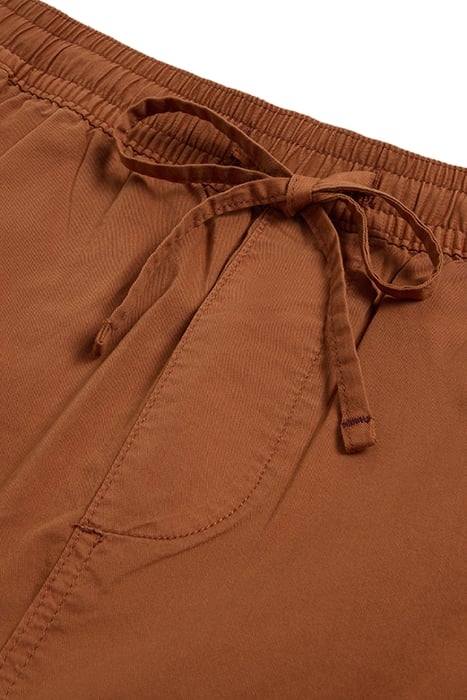 PALMER DRAWSTRING SHORT MID BROWN 4