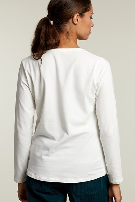 ECRU CREW NECK T-SHIRT 2