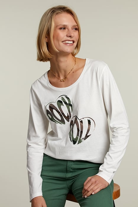 OFF WHITE CREW NECK T-SHIRT 1