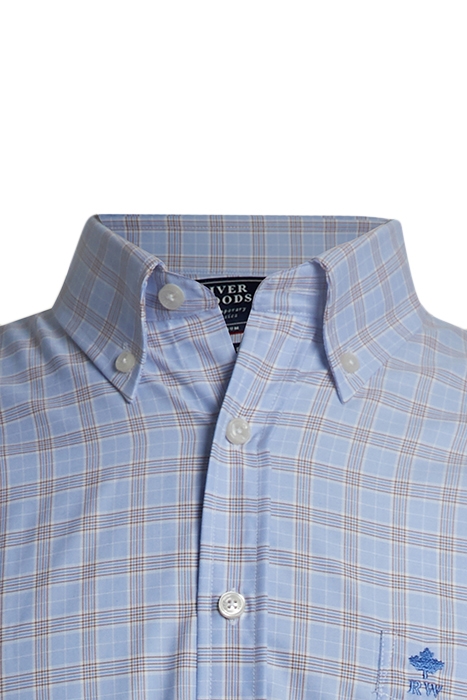 CUSTOM FIT CHECKED SHIRT WITH POCKET MULTI 6