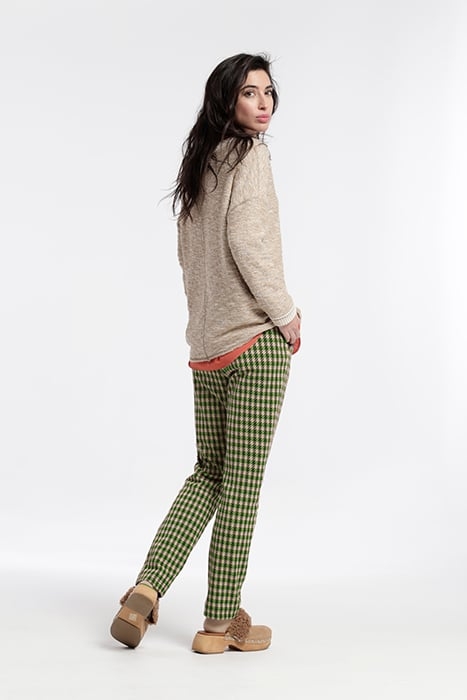 JACQUARD KNIT RAMON TROUSERS GREEN 2