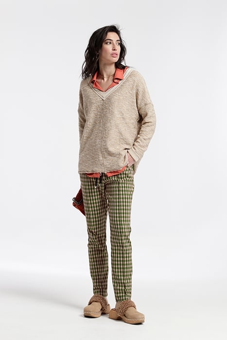 JACQUARD KNIT RAMON TROUSERS GREEN 3