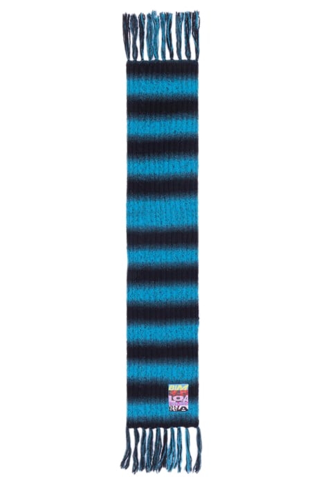 BLACK STRIPED SCARF 1