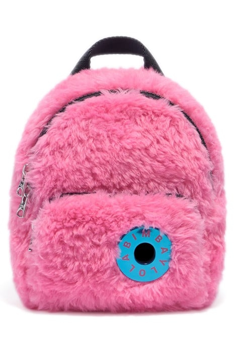 XS PINK FUR BACKPACK 1