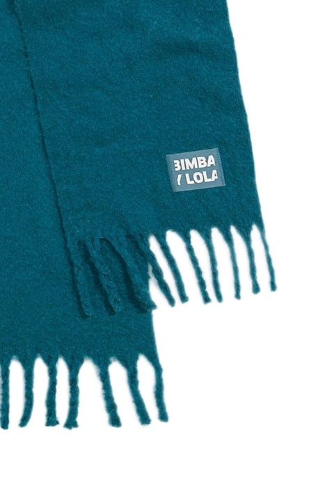 BLUE BRUSHED SCARF 2