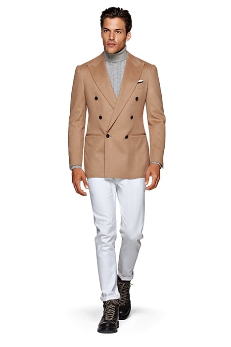 MID BROWN TAILORED FIT HAVANA BLAZER 2