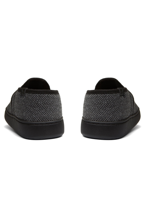 HOME SHOES HERRINGBONE BLACK 3