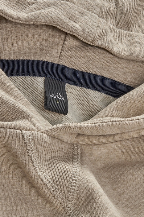 VANCE-BAND | HOODED SWEATSHIRT SAND MELANGE 2