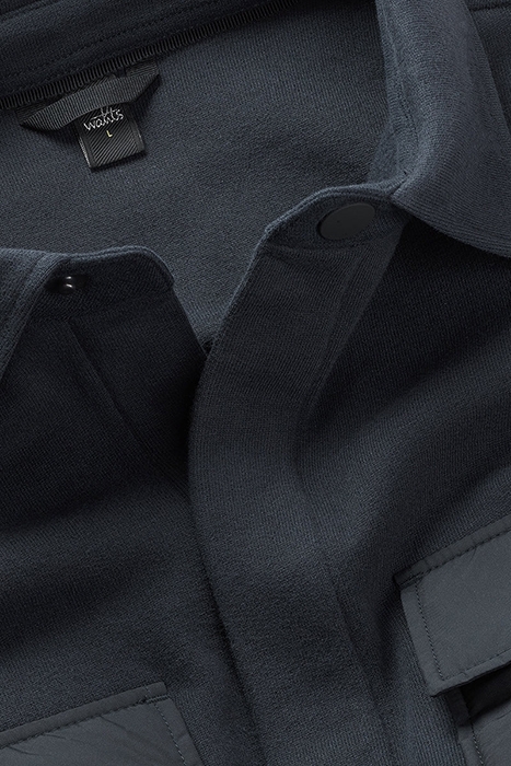 PATTON | SWEAT SHIRT JACKET DARK NAVY 2
