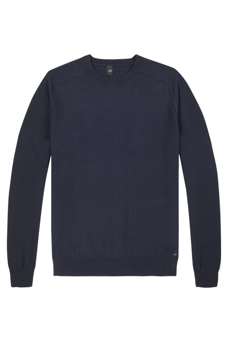 MADDEN | COTTON CASHMERE PULLOVER NAVY BLUE 1