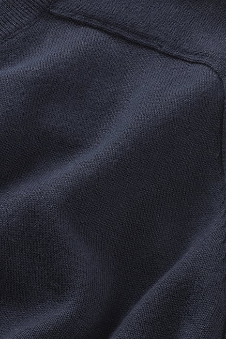 MADDEN | COTTON CASHMERE PULLOVER NAVY BLUE 2