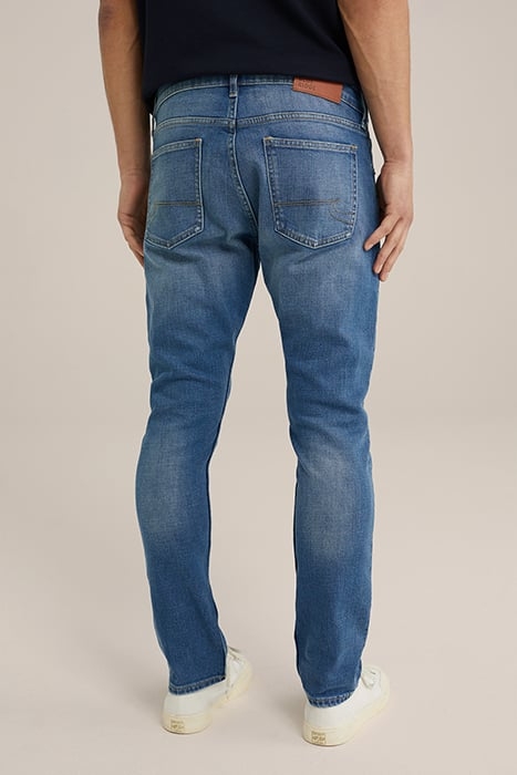 5-POCKET MID WAIST BLUE 2