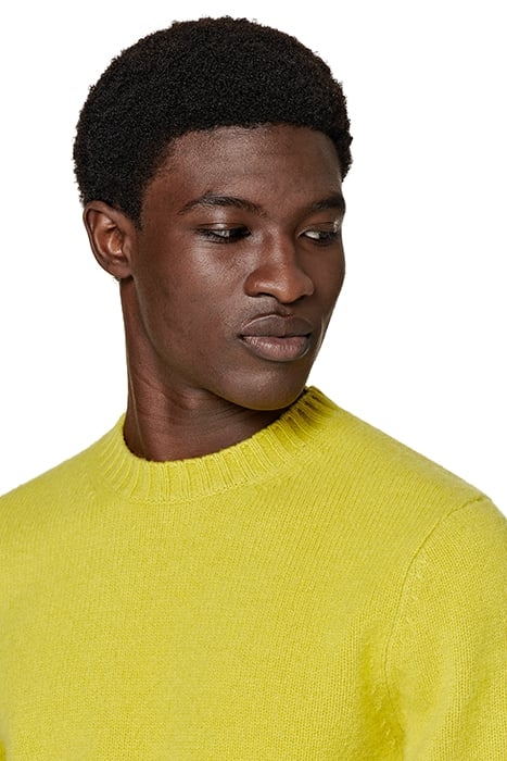 YELLOW MERINO CREWNECK 5