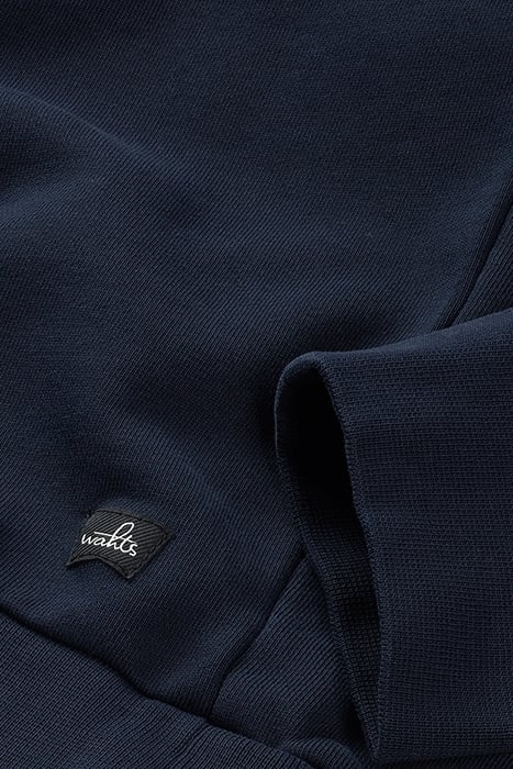 SULLIVAN | JERSEY PIQUÉ CREWNECK SWEATER NAVY BLUE 5