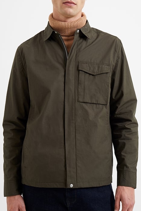 MILITARY COTTON OVERSHIRT GREEN 1