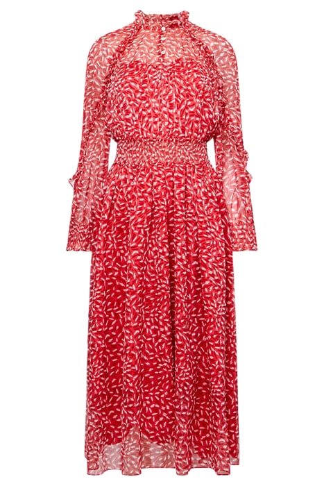BILLI RECYCLED HALLIE DRESS RED 3