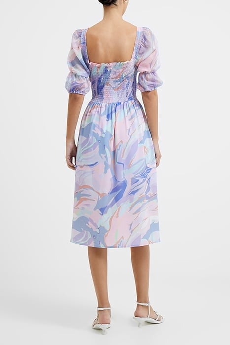 DALLA VERONA SMOCKED MIDI DRES BLUE 2