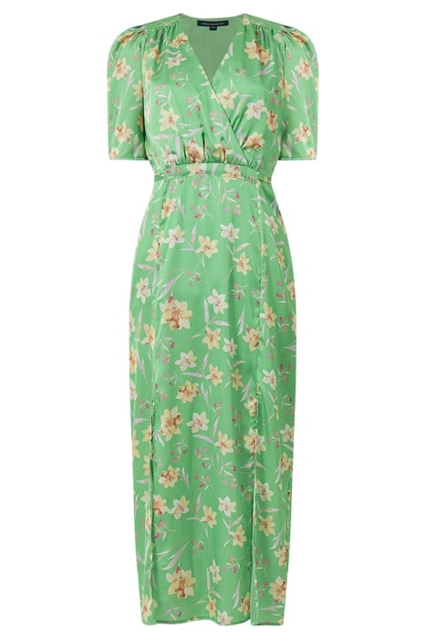 CAMILLE WRAP DRESS GREEN 3