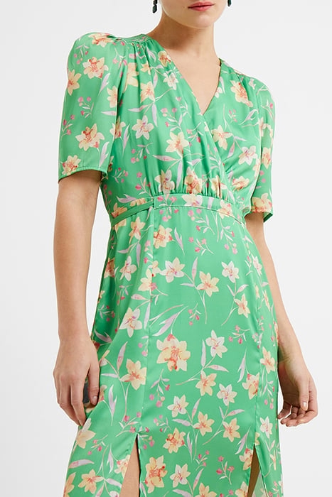 CAMILLE WRAP DRESS GREEN 4
