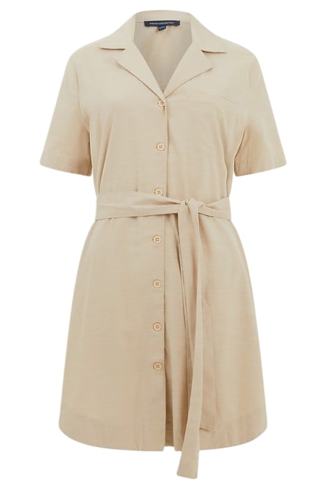 ALANIA LYOCELL BLEND SHIR DRES BROWN 3