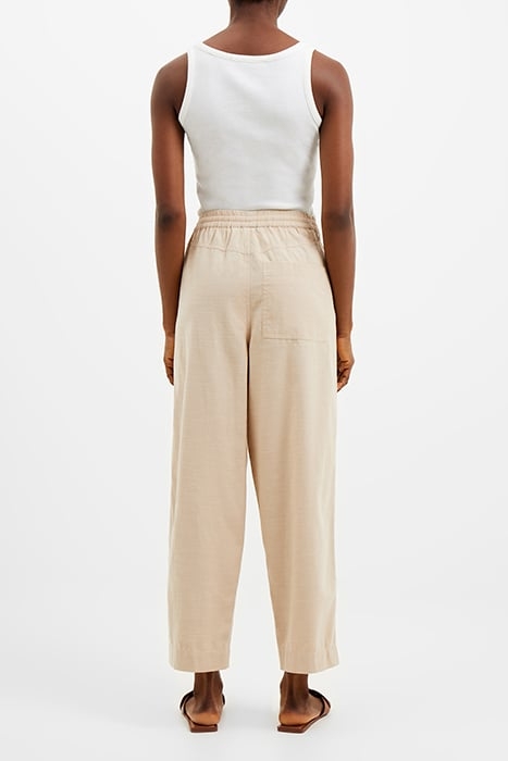 ALANIA LYOCELL BLEND TROUSER BROWN 2