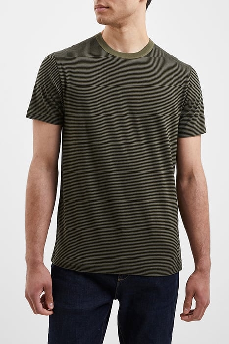 STRIPE SS T SHIRT GREEN 1