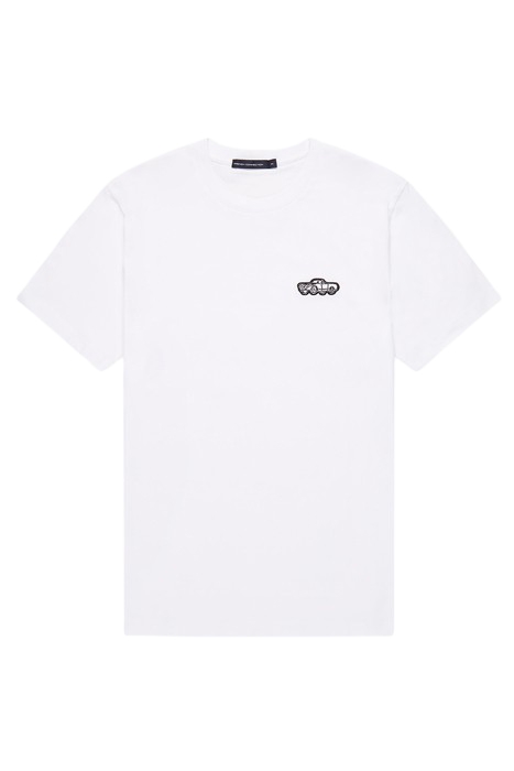 CAR BADGE T SHIRT WHITE 4
