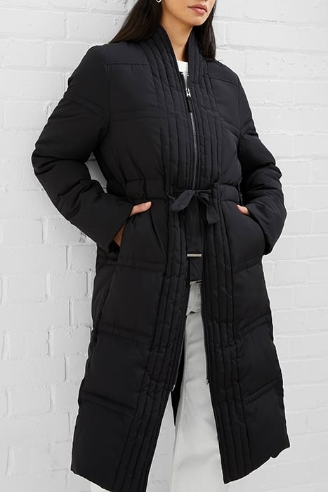 AUDEN LS COAT BLACK 1
