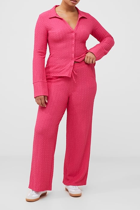 TASH TEXTURED TROUSERS PURPLE 2