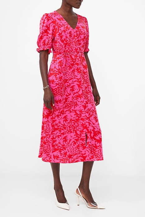 MIDI TEA DRESS RED 1