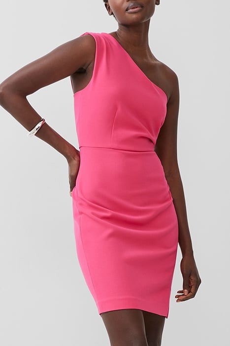 WHISPER ONE SHOULDER DRESS RED 1